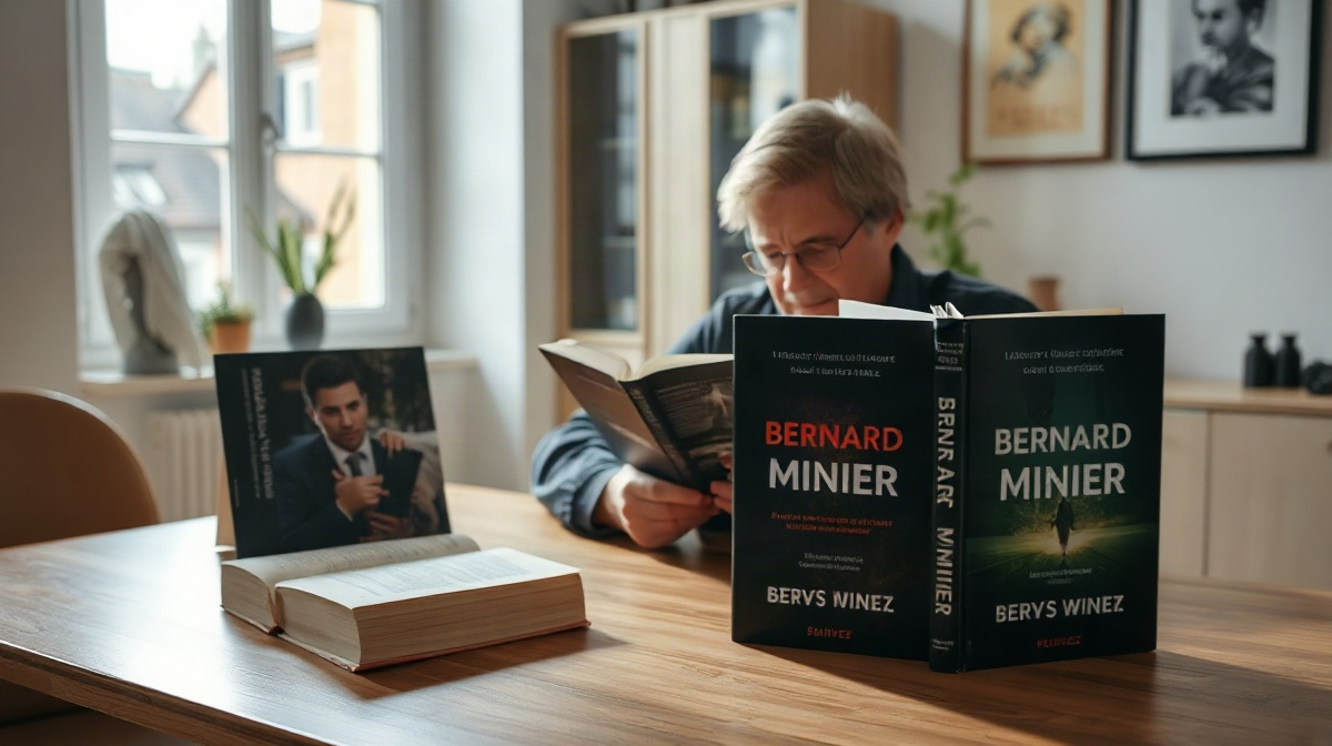 Personne range des livres à couvertures vierges sur une table